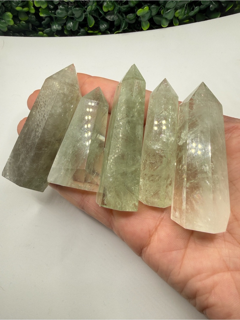 Green Amethyst/Prasolite Tower